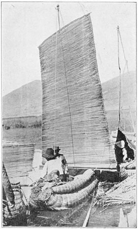 A Lake Titicaca Balsa at Puno