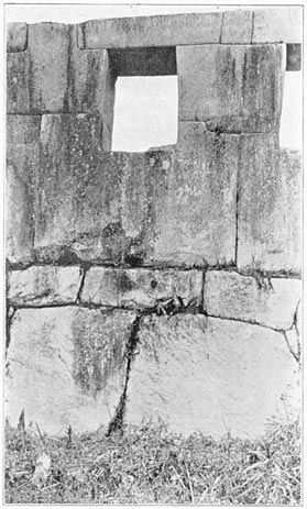 Detail of Principal Temple Machu Picchu