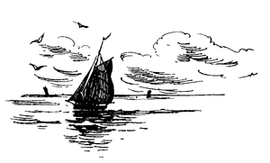 [Illustration: Drawing of boat]