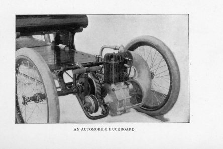 AN AUTOMOBILE BUCKBOARD