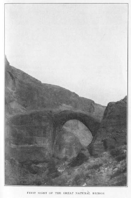 First Sight of the Great Natural Bridge 