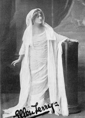 Ellen Terry as Hermione in "The Winter's Tale"