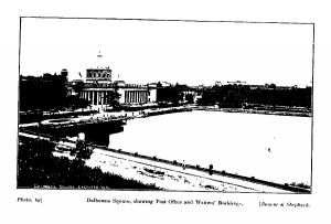 Dalhousie Square, showing Post Office and Writers' Buildings. 