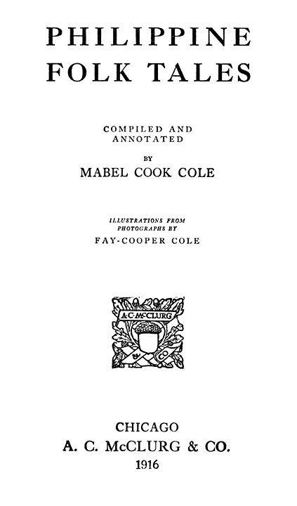 Original Title Page.