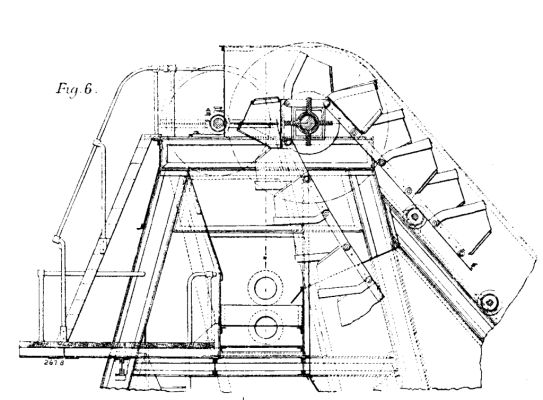 FLOATING ELEVATOR AND SPOIL DISTRIBUTOR FOR THE BALTIC SEA CANAL.--FIG. 6.