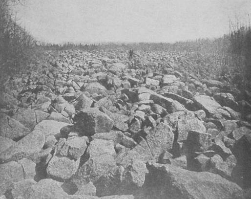 RINGING ROCKS OF BRIDGTON TOWNSHIP BUCKS COUNTY. PA.