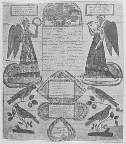 BIRTH AND CHRISTENING CERTIFICATE  OLD TAUFSCHIEN