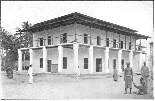 A German "Factory" at Tanga, the Store Below, the Living Apartments Above.