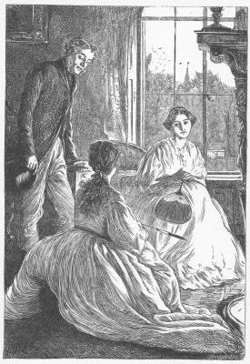 Illustration for "Wives and Daughters"  The Cornhill, 1865.