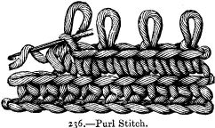 Purl Stitch.