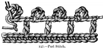 Purl Stitch.