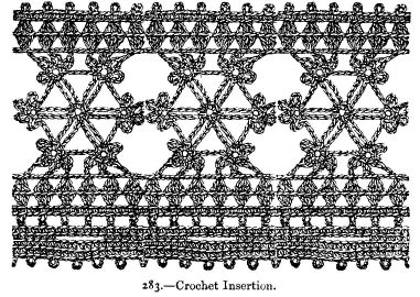 Crochet Insertion.