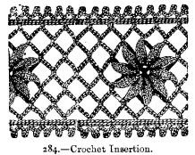 Crochet Insertion.