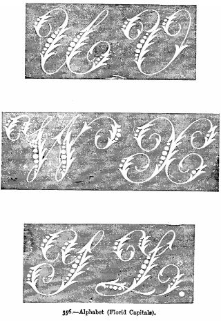 Alphabet (Florid Capitals).