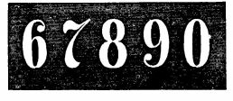 Alphabets and Numerals in White Embroidery.