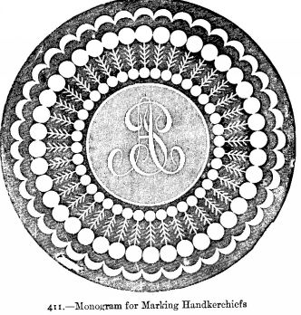 Monogram for Marking Handkerchiefs