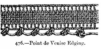 Point de Venise Edging.