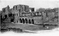 PLATE XV  FURNESS ABBEY: CLOISTERS  FURNESS ABBEY: CHAPTER-HOUSE. INTERIOR