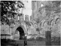 PLATE XV  FURNESS ABBEY: CLOISTERS  FURNESS ABBEY: CHAPTER-HOUSE. INTERIOR