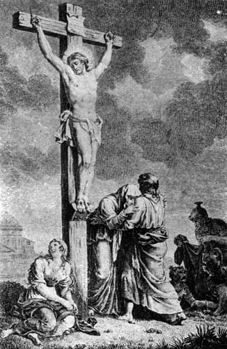 The Virgin and St. John at the Cross