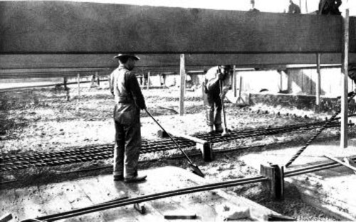 ROOF SHOWING CONCRETE-STEEL CONSTRUCTION—LENOX AVENUE AND 140TH-141ST STREETS