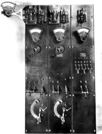 MOTOR-GENERATORS AND BATTERY BOARD FOR CONTROL CIRCUITS—SUB-STATION