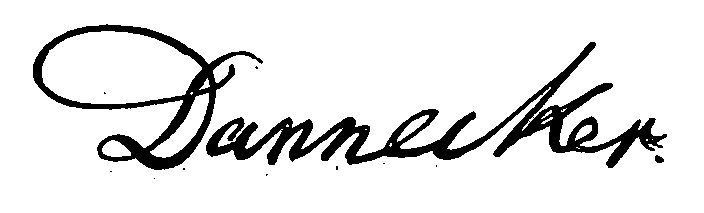 Autograph of Dannecker