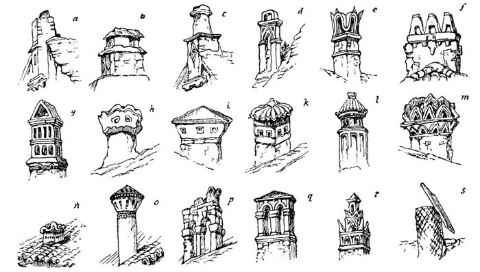 Fig. 7. Chimneys.