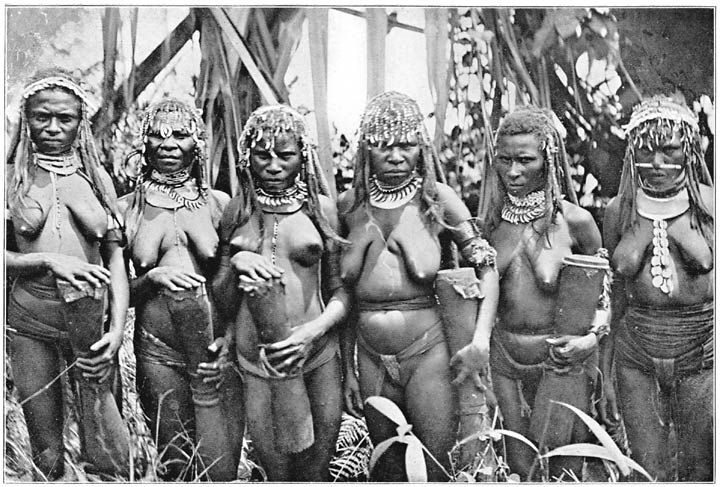 Mafulu Women Decorated for a Dance.