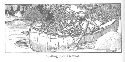 Paddling past Hostiles.