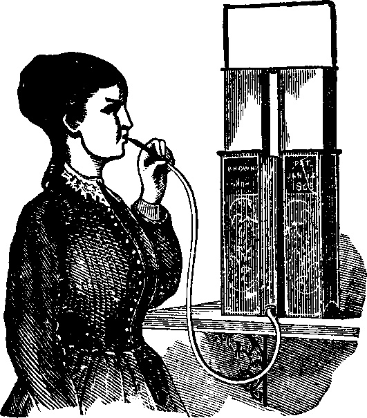 Illustration: Fig. 146. Dr. Brown's Spirometer.