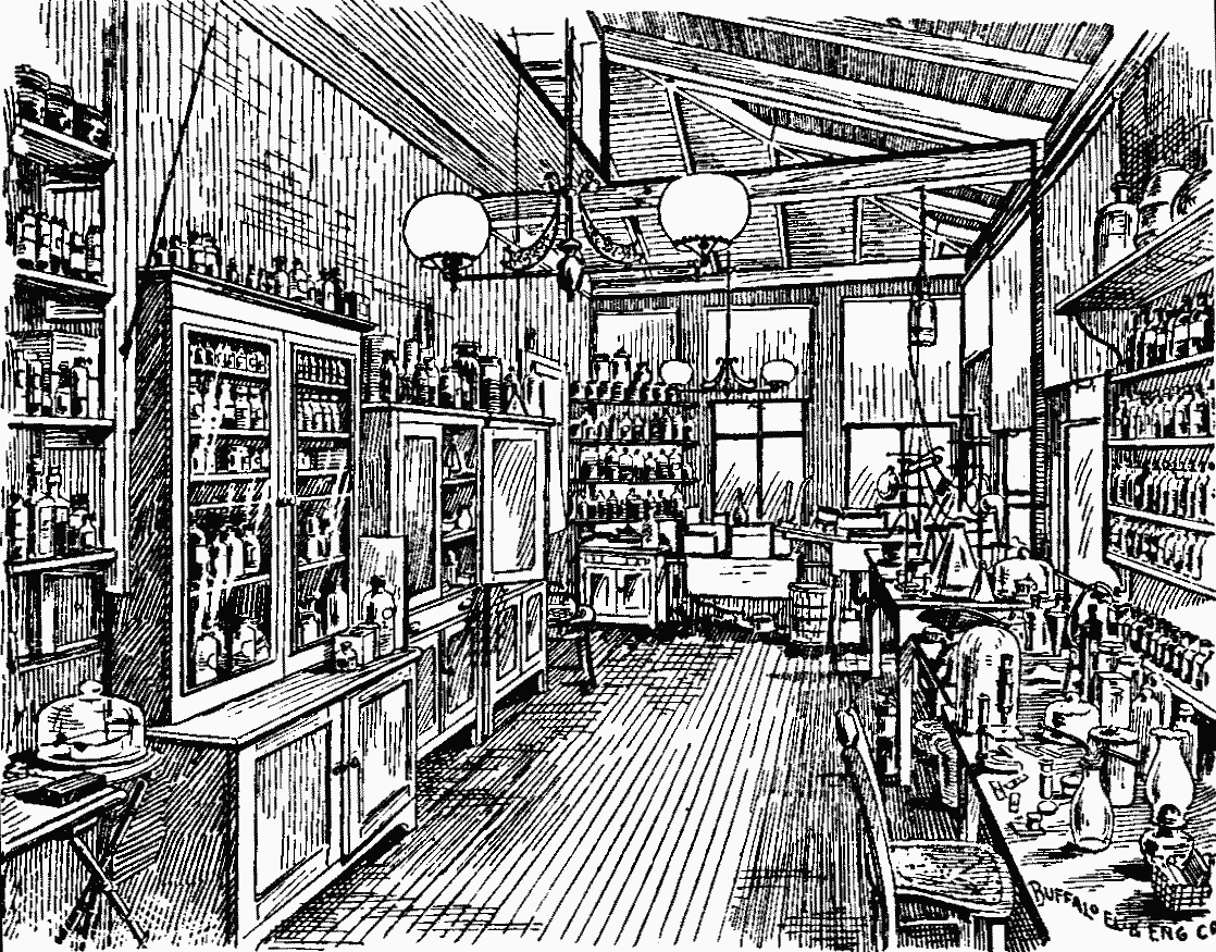 Illustration: Chemists' Department.