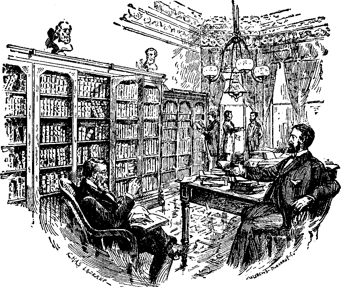 Illustration: Medical Library and Council-room.