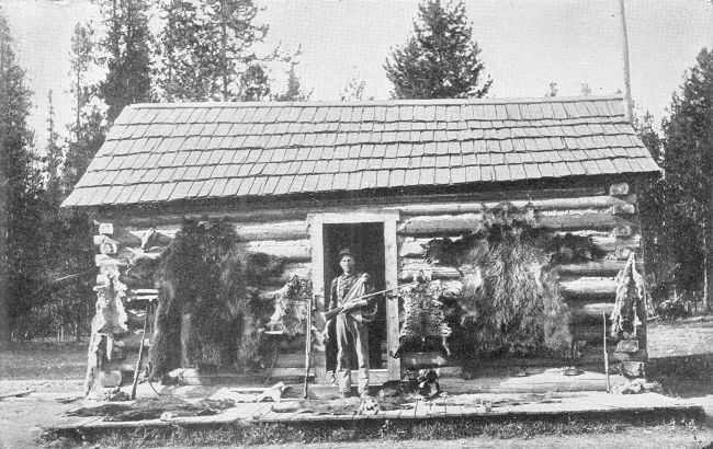 THE CABIN OF THE OLD RANGER.