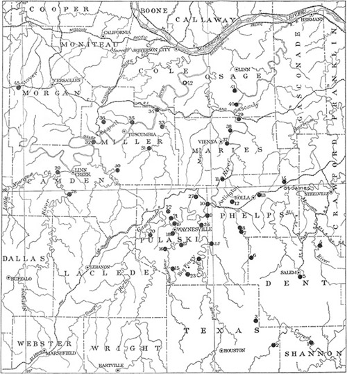 MAP OF AREA EXAMINED