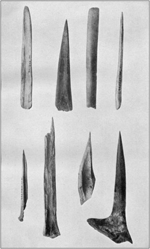 Plate 4: Bone And Antler Implements From Gourd Creek Cave