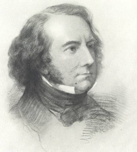 Richard Monckton Miles, (Lord Houghton).  From a drawing by Cousins, by permission of the Hon. Mrs. Arthur Henniker