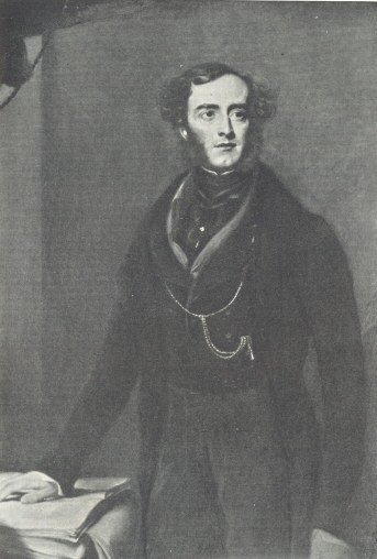 Lord George Bentinck.  From a painting by Lane, by permission of the Duke of Portland