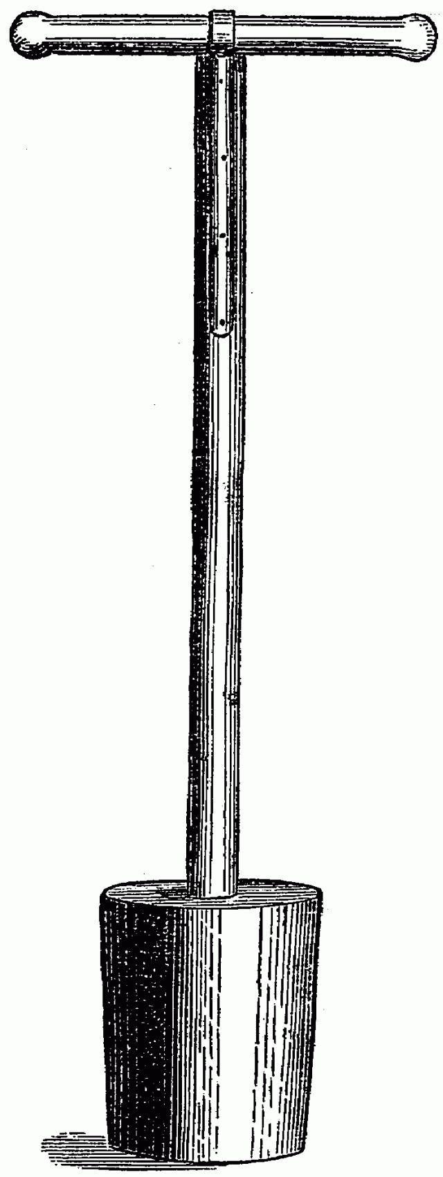 Illustration: Fig. 38 - MAUL FOR RAMMING.