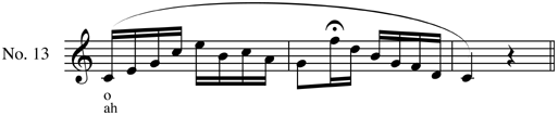 a musical fragment