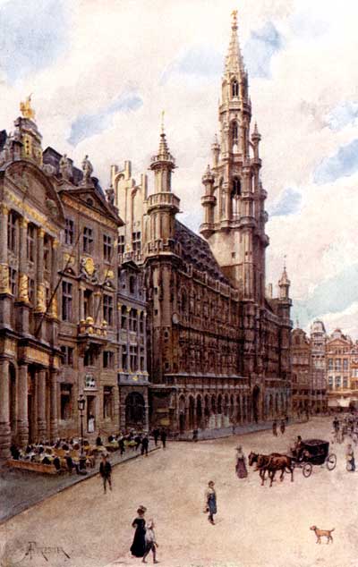 THE HÔTEL DE VILLE, BRUSSELS.