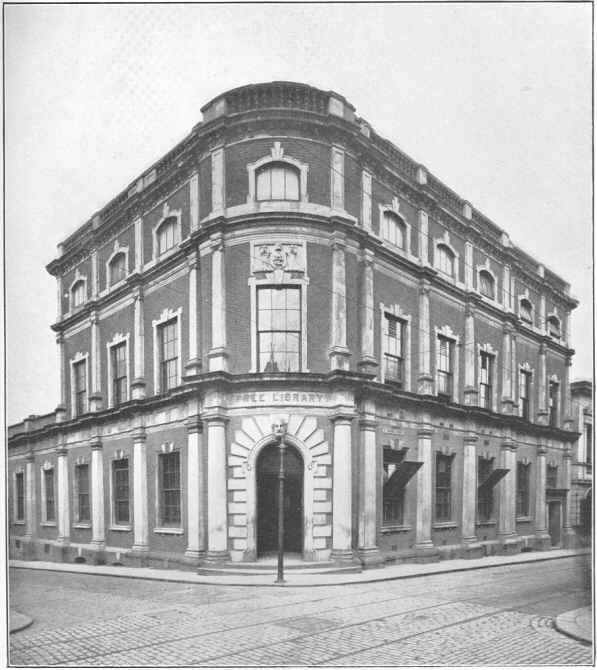 Norwich Public Library.  Foundation Stone Laid 13th September,  1854.  Library Opened 16th March, 1857