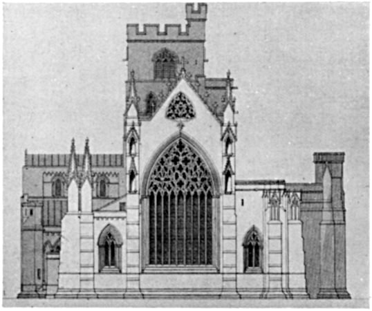 ELEVATION OF EAST END.