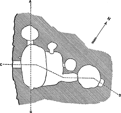 plan of cavate lodges