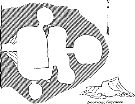 plan of cavate lodges