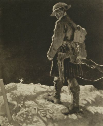 LXVIII. Highlander Passing a Grave.