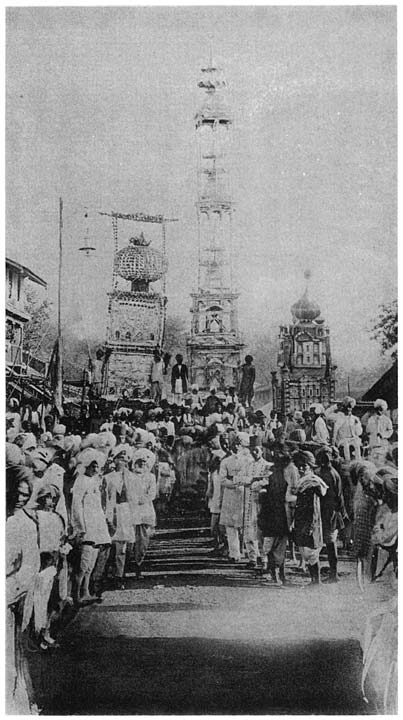 Tāzia or tombs of Hussain at the Muharram festival