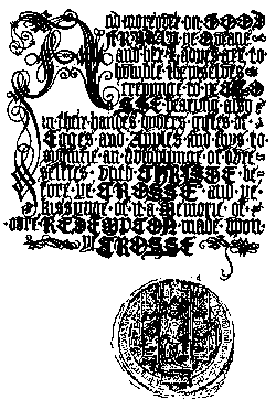 153. MODERN BLACKLETTER. EDWIN A. ABBEY