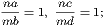 na-= 1, nc-= 1; mb     md 