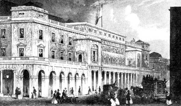 Her Majesty's Theatre, Haymarket, where Lola Montez made her début